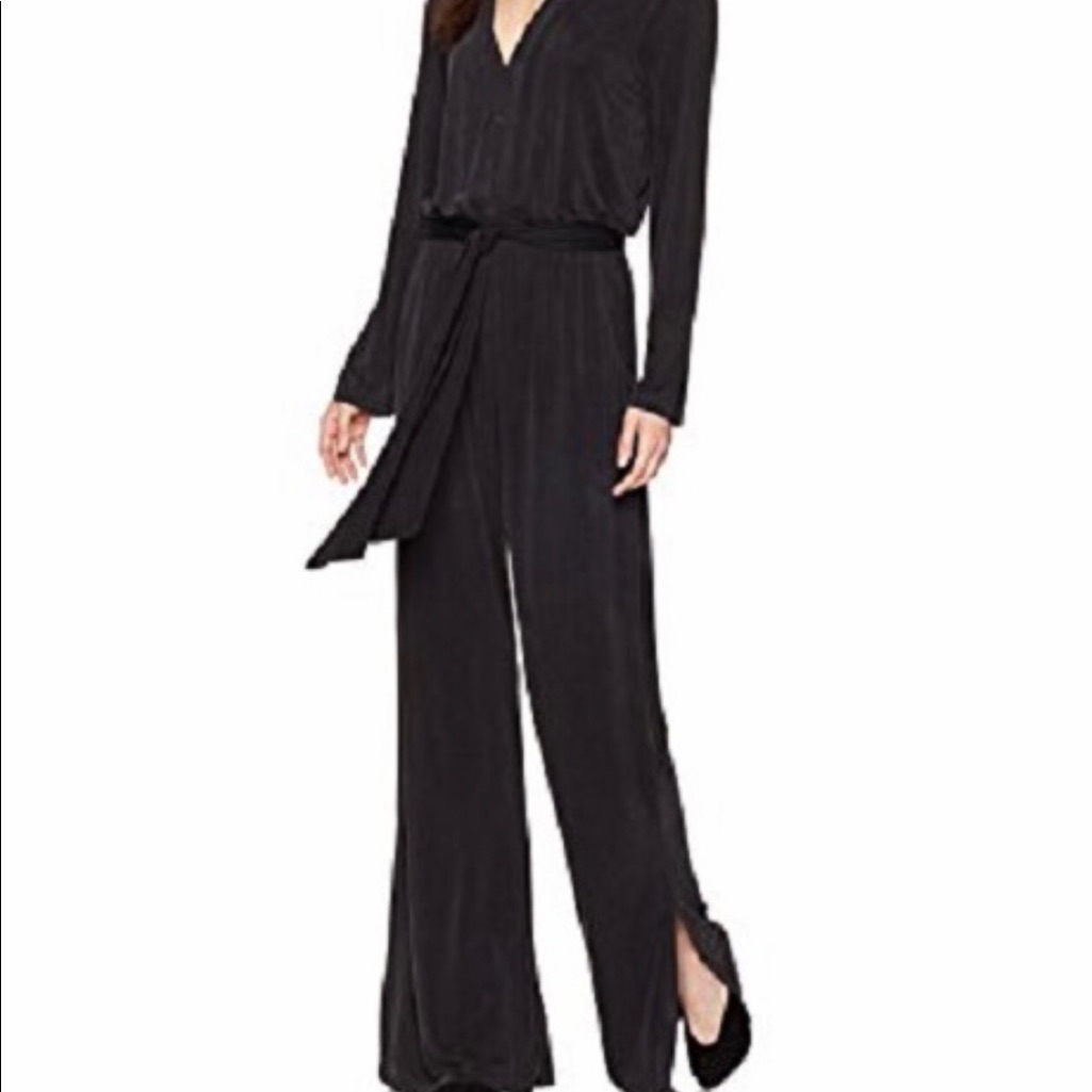 Charcoal Black Yfb Rome Jumpsuit M Nwt